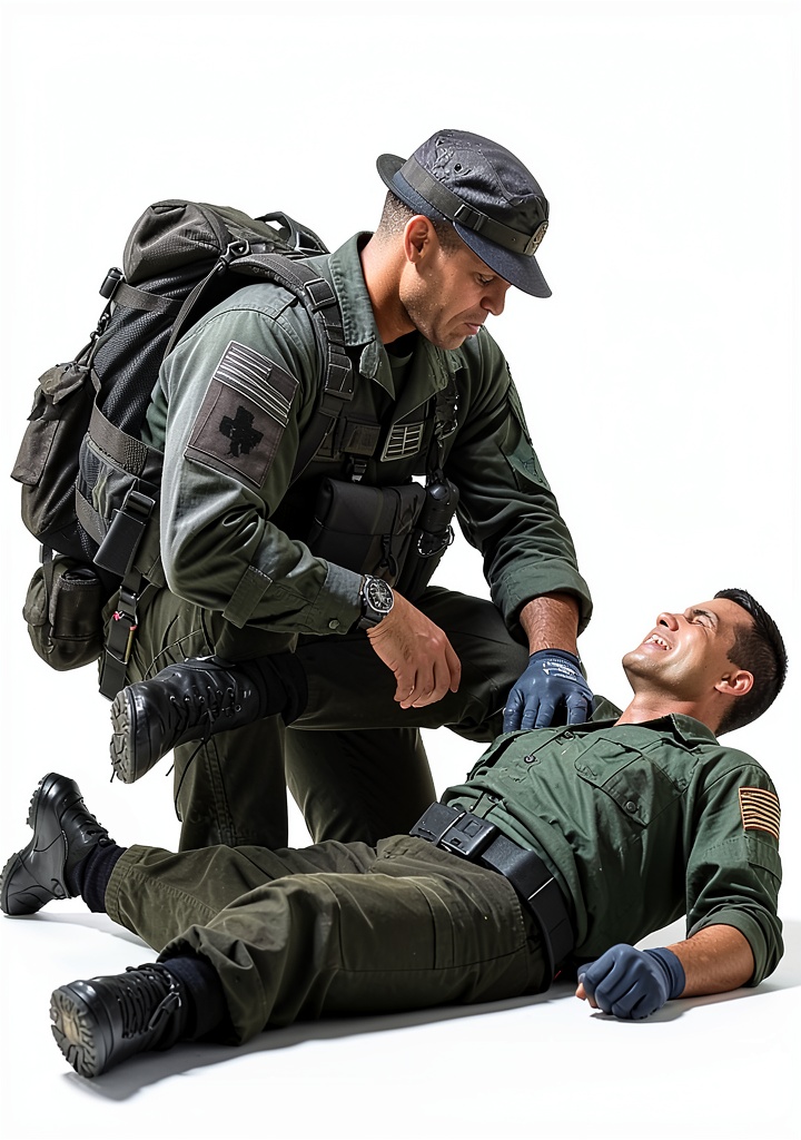 Military Medicine eBook displayed on a tablet screen