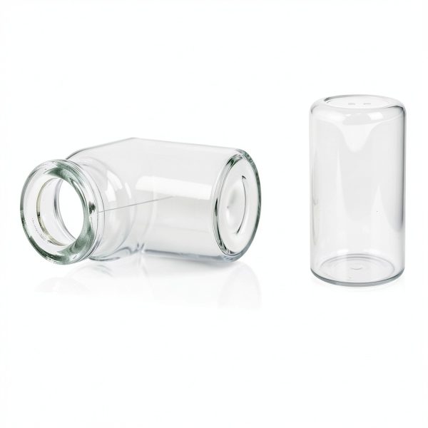 Chudeng 10ml Clear Glass Vials-2-1/2 Dram Clear Glass Headspace Vials with Plastic-Aluminum Flip Caps and Rubber Injection Stoppers, 100 Pack, 20mm Flat Bottom Lab Vial-4