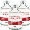 50 ML Reconstitution in Heavy Duty Vials, Ultra Clear 3 Pack, Research Use Only, Made in USA-0