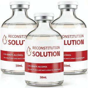 50 ML Reconstitution in Heavy Duty Vials, Ultra Clear 3 Pack, Research Use Only, Made in USA-0