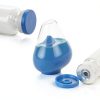 Chudeng 10ml Clear Glass Vials-2-1/2 Dram Clear Glass Headspace Vials with Plastic-Aluminum Flip Caps and Rubber Injection Stoppers, 100 Pack, 20mm Flat Bottom Lab Vial-2