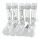 CynKen 20pcs 2ml Graduated Plastic Cryovial with Self‑Standing Cap-0